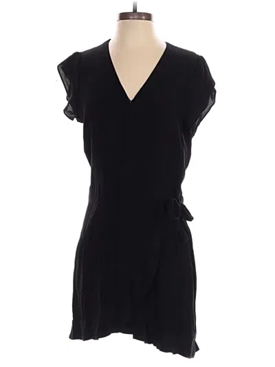 Pre-owned Ann Taylor Loft Romper In Black