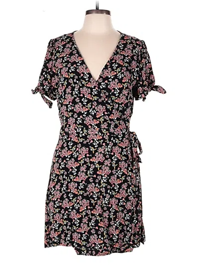 Pre-owned Ann Taylor Loft Romper In Black
