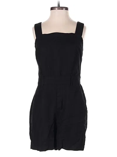 Pre-owned Ann Taylor Loft Romper In Black
