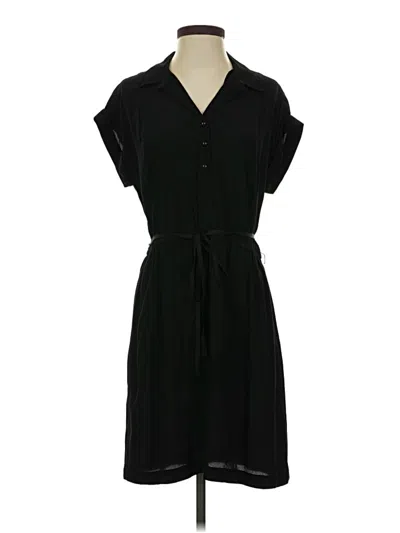 Pre-owned Ann Taylor Loft Romper In Black