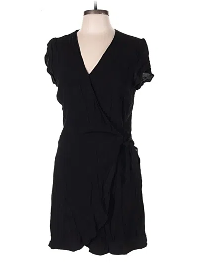 Pre-owned Ann Taylor Loft Romper In Black