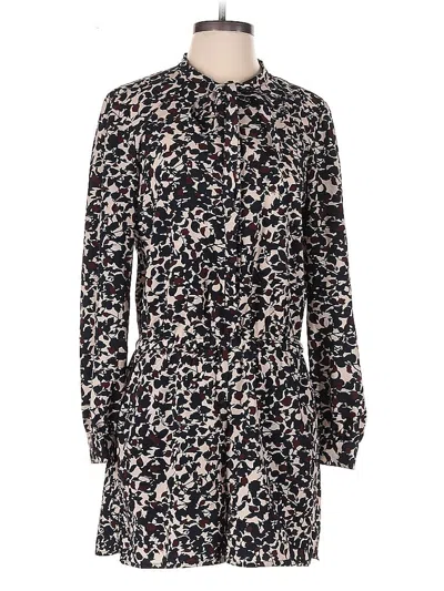 Pre-owned Ann Taylor Loft Romper In Blue