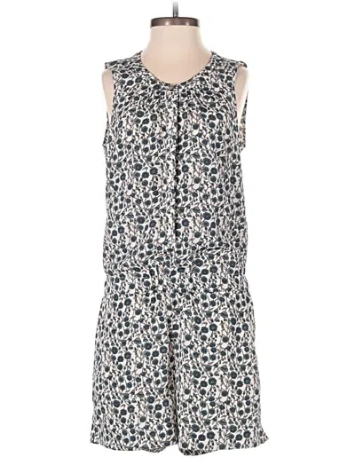 Pre-owned Ann Taylor Loft Romper In Blue