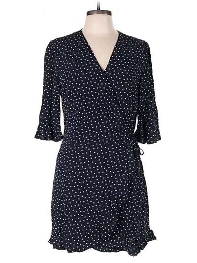 Pre-owned Ann Taylor Loft Romper In Blue