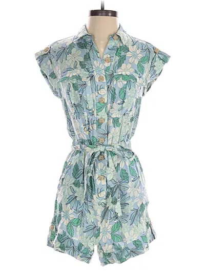 Ann Taylor Loft Romper In Blue