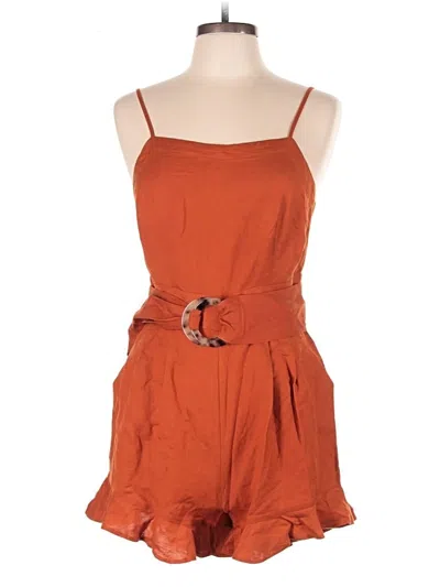 Ann Taylor Loft Romper In Orange