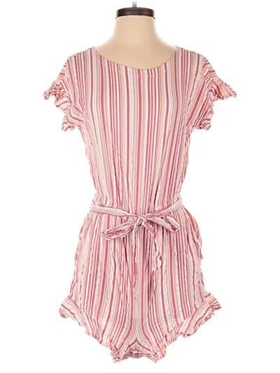 Pre-owned Ann Taylor Loft Romper In Pink