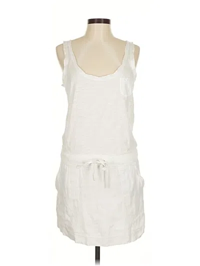 Pre-owned Ann Taylor Loft Romper In White