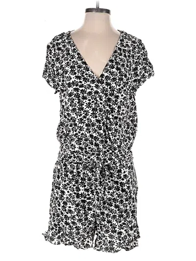 Pre-owned Ann Taylor Loft Romper In White