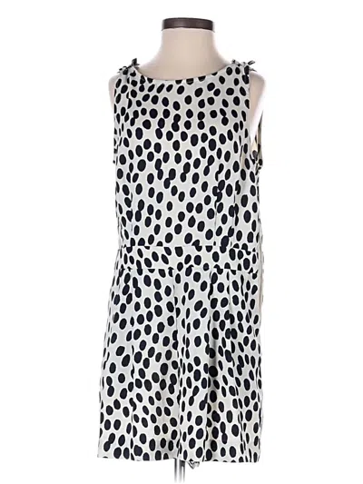 Pre-owned Ann Taylor Loft Romper In White
