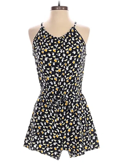 Pre-owned Ann Taylor Loft Romper In Yellow