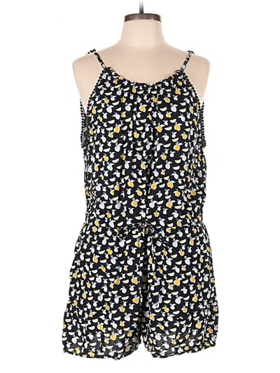Pre-owned Ann Taylor Loft Romper In Yellow