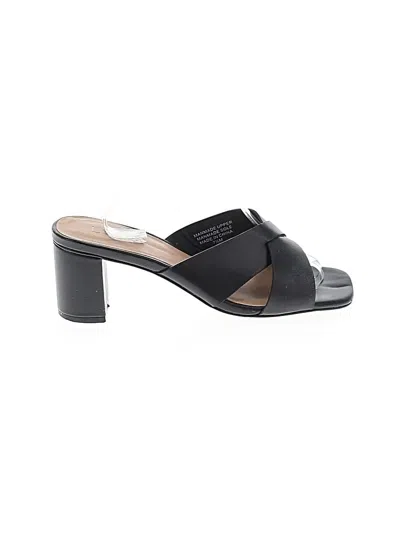Pre-owned Ann Taylor Loft Sandals In Black