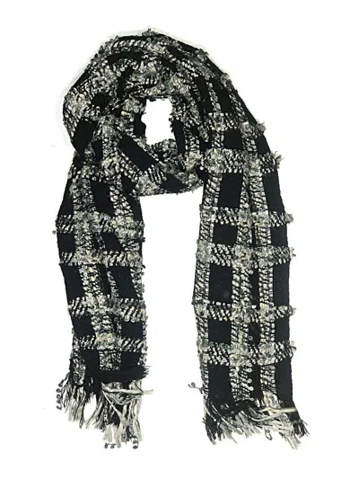 Pre-owned Ann Taylor Loft Scarf In Black
