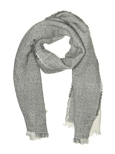 Pre-owned Ann Taylor Loft Scarf In Gray
