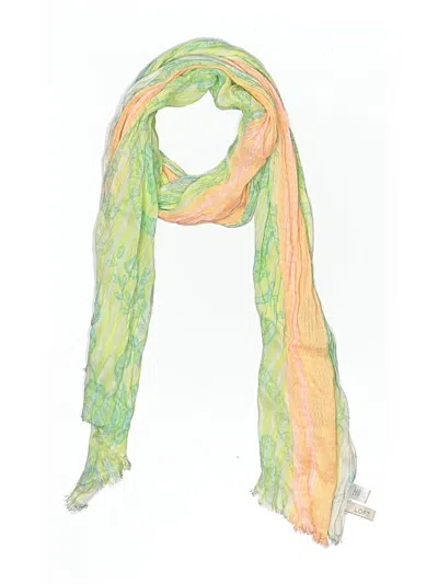 Pre-owned Ann Taylor Loft Scarf In Green