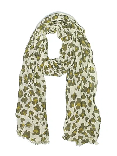 Pre-owned Ann Taylor Loft Scarf In Green