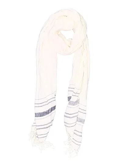 Pre-owned Ann Taylor Loft Scarf In Ivory