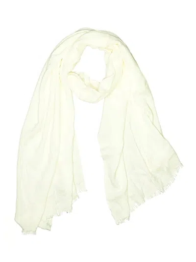Pre-owned Ann Taylor Loft Scarf In Ivory
