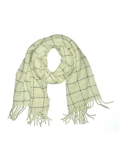 Pre-owned Ann Taylor Loft Scarf In Ivory