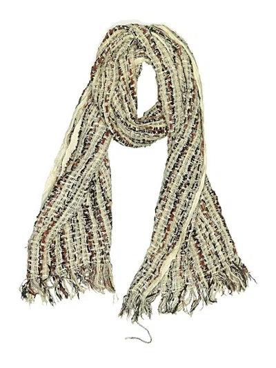 Pre-owned Ann Taylor Loft Scarf In Ivory