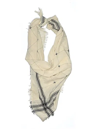 Pre-owned Ann Taylor Loft Scarf In Ivory