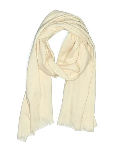 Pre-owned Ann Taylor Loft Scarf In Ivory