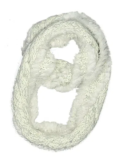 Pre-owned Ann Taylor Loft Scarf In Ivory