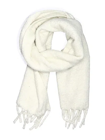 Pre-owned Ann Taylor Loft Scarf In Ivory
