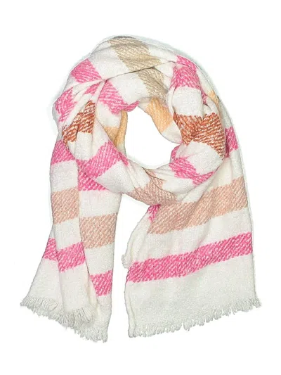 Pre-owned Ann Taylor Loft Scarf In Pink