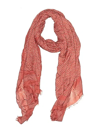 Pre-owned Ann Taylor Loft Scarf In Red