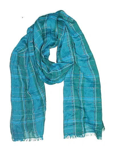 Pre-owned Ann Taylor Loft Scarf In Teal