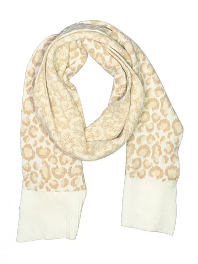 Pre-owned Ann Taylor Loft Scarf In White