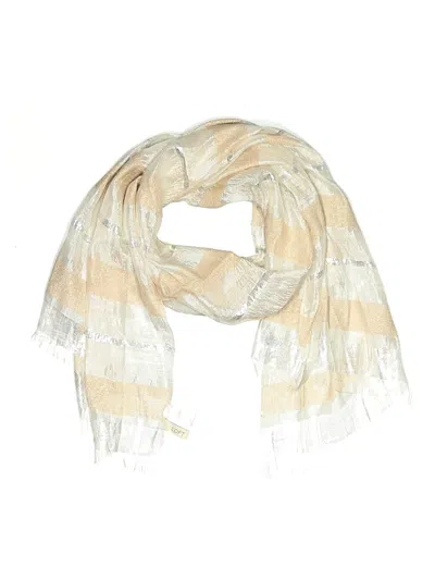 Pre-owned Ann Taylor Loft Scarf In White