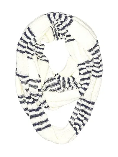 Pre-owned Ann Taylor Loft Scarf In White