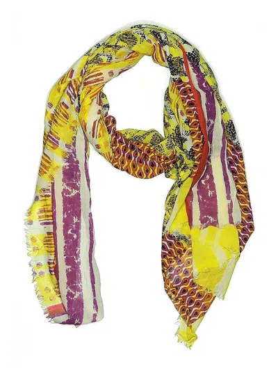 Pre-owned Ann Taylor Loft Scarf In Yellow