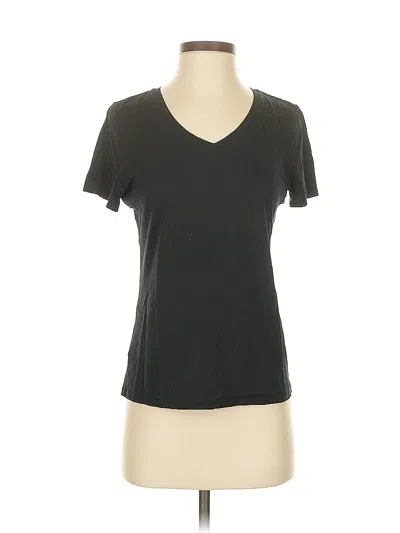 Pre-owned Ann Taylor Loft Short Sleeve T-shirt In Black