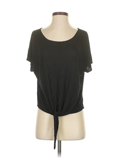 Pre-owned Ann Taylor Loft Short Sleeve T-shirt In Black