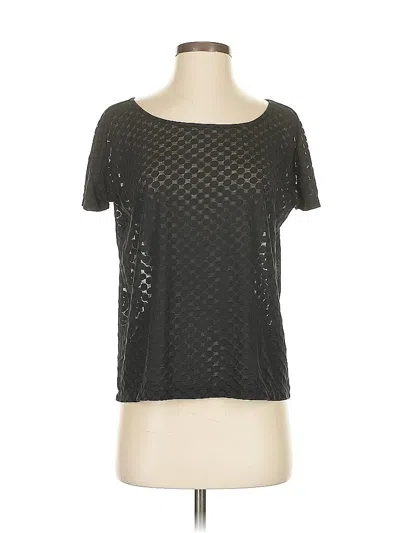 Pre-owned Ann Taylor Loft Short Sleeve T-shirt In Black