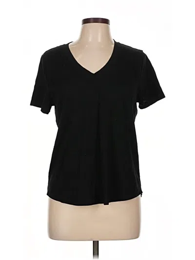 Pre-owned Ann Taylor Loft Short Sleeve T-shirt In Black
