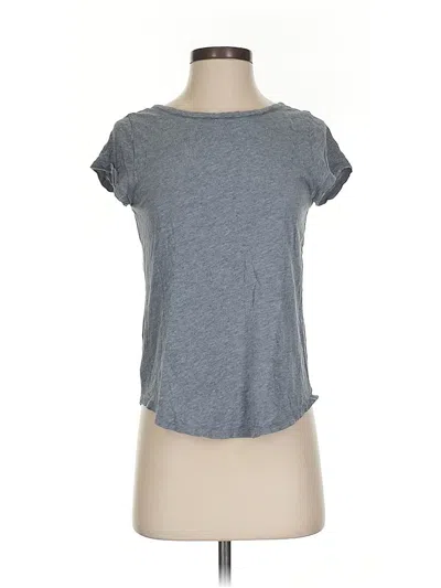 Pre-owned Ann Taylor Loft Short Sleeve T-shirt In Gray