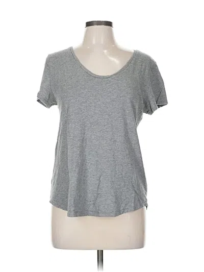 Pre-owned Ann Taylor Loft Short Sleeve T-shirt In Gray