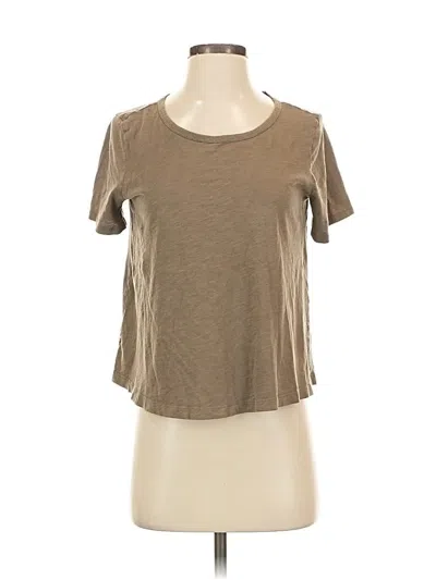 Pre-owned Ann Taylor Loft Short Sleeve T-shirt In Green