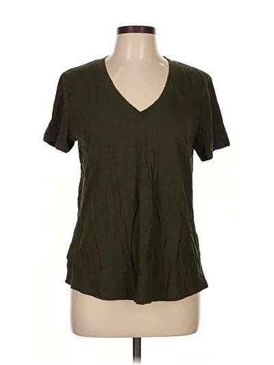 Pre-owned Ann Taylor Loft Short Sleeve T-shirt In Green
