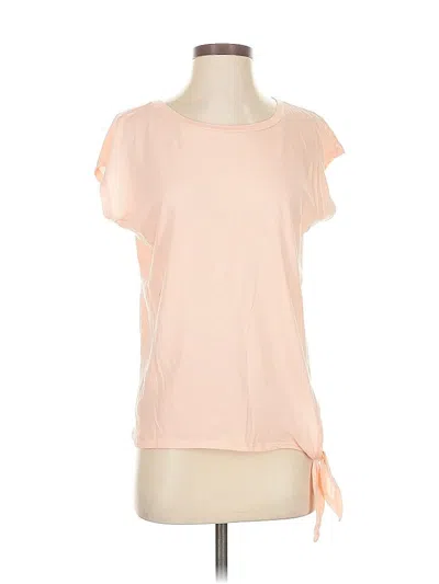 Pre-owned Ann Taylor Loft Short Sleeve T-shirt In Pink