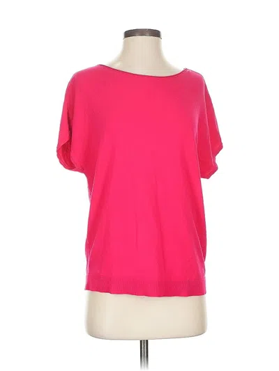 Pre-owned Ann Taylor Loft Short Sleeve T-shirt In Pink