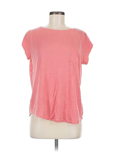 Pre-owned Ann Taylor Loft Short Sleeve T-shirt In Pink