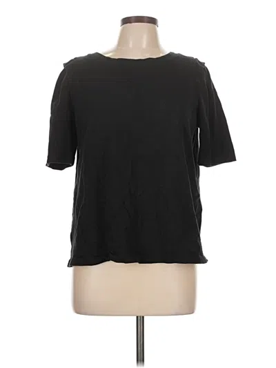 Pre-owned Ann Taylor Loft Short Sleeve T-shirt In Black