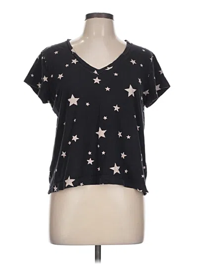 Pre-owned Ann Taylor Loft Short Sleeve T-shirt In Black