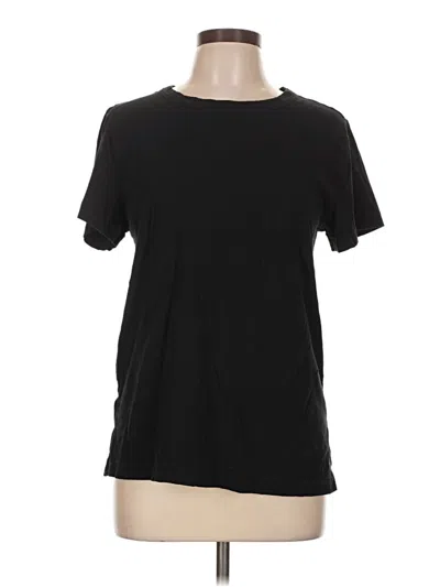 Pre-owned Ann Taylor Loft Short Sleeve T-shirt In Black